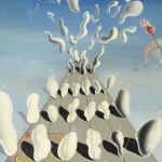 Carne de gallina inaugural, Dalí