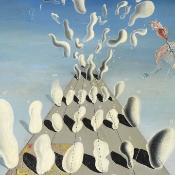 Carne de gallina inaugural, Dalí