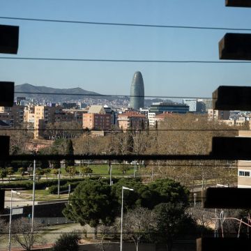 Vistas de Barcelona desde el Parc de Recerca de Biomèdica de Barcelona copyright Àngel Bravo
