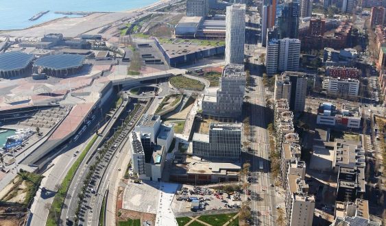 Vista aèria del Campus Diagonal-Besòs de la UPC
