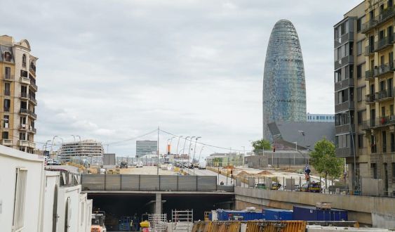 Entrada al futur túnel de les Glòries. © Ajuntament de Barcelona