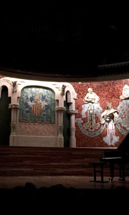 El pianista ruso Sokolov en el Palau de la Música Catalana