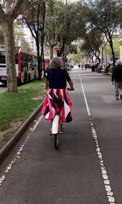 1-obrir-ciclista per avinguda diagonal-barcelona