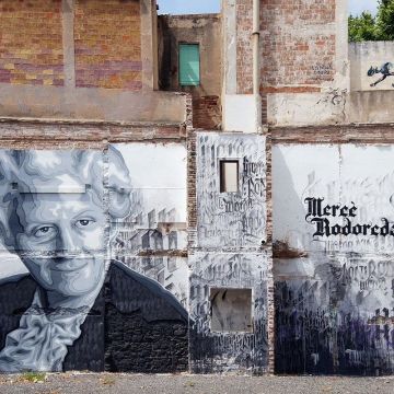 Mural literario Mercè Rodoreda - Vicente Zambrano González