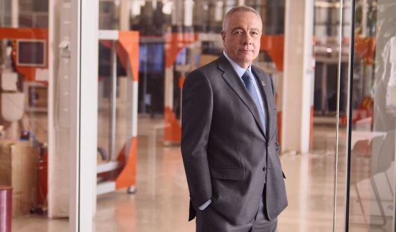 Pere Navarro a les instal·lacions del DFactory