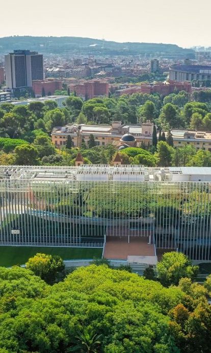 Vista aèria de la nova seu del BSC