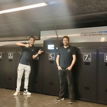 Iban Xirau i el Roger Comas, dos dels socis de MyLock-2
