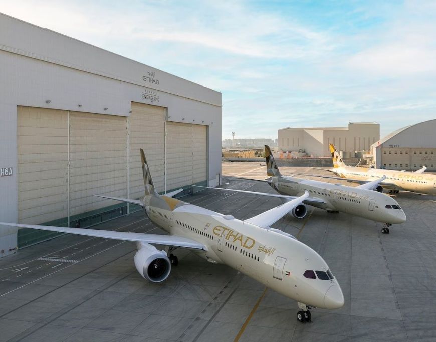 Avión Etihad Airways