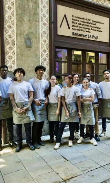 Equipo Restaurante La Pau Barcelona Fundación El Llindar