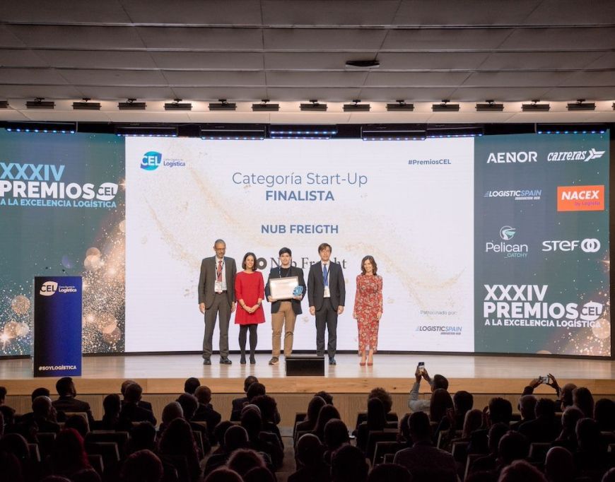 Nub Freight fue finalista de los Premios CEL a la Excelencia Logística