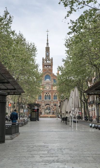 Avinguda de Gaudí amb l'Hospital de Sant Pau - Clara Soler Chopo