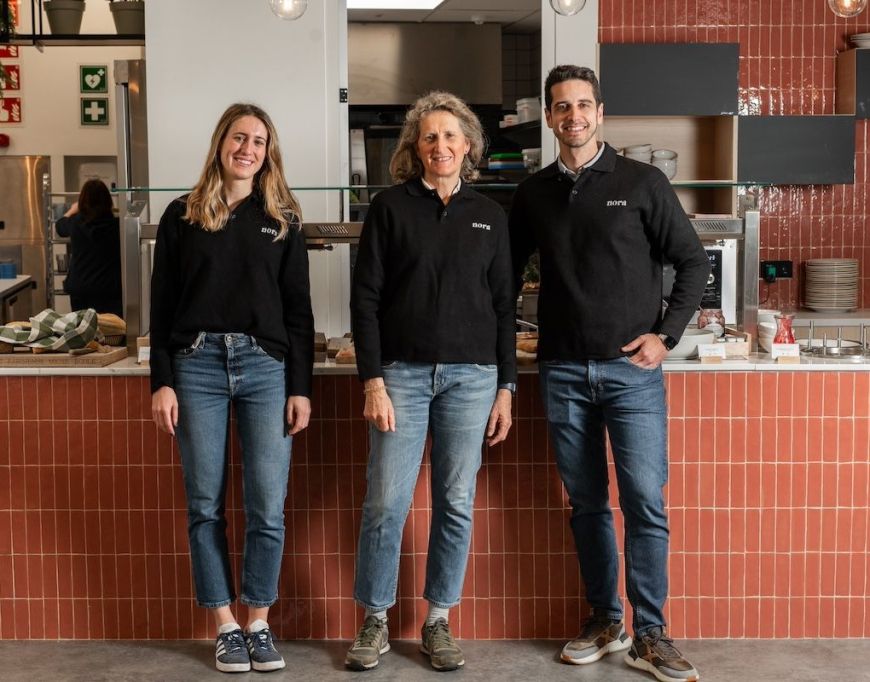 Nora Vallcorba, cofundadora; Nora Barata, cofundadora y Albert , cofundador y CEO