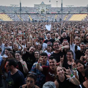 Público concierto Estopa Estadi Lluís Companys - Jordi Borràs ACN