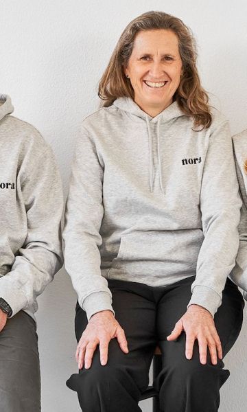 Albert Solé, Nora Barata, Nora Vallcorba, fundadores de Nora Real Food