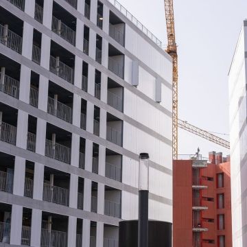 Visita d'obres als nous habitatges de La Marina