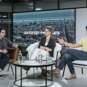 Toni Aira amb Eva Vila i Joel Joan © Marc Llibre