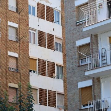 Edificios en el sector Prim de Barcelona