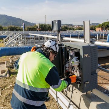Estació depuradora de Sant Feliu de Llobregat © Aigües de Barcelona