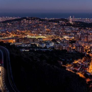 Vistes de Barcelona de nit © Laura Guerrero
