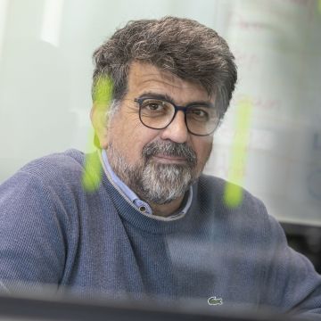 Genís Roca a les oficines d'Accent Obert © Marc Llibre
