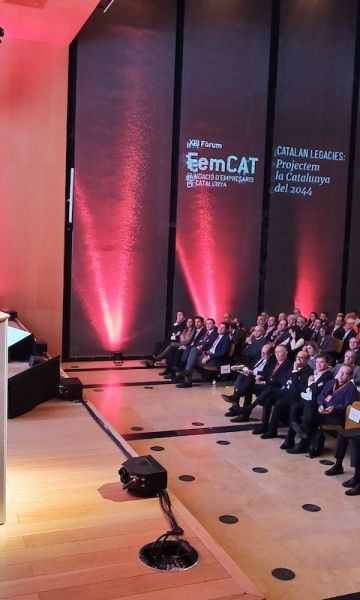 El presidente de FemCAT en la jornada de la asociación El presidente de FemCAT en la jornada de la asociación