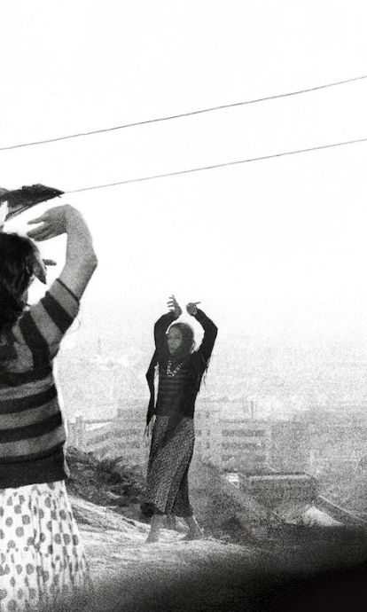 Carmen Amaya en el rodaje de Los Tarantos (1963) Montjuic, Barcelona. Colita © Archivo Colita