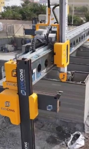 Impresión de un edificio con Evocons Impresión de un edificio con Evocons