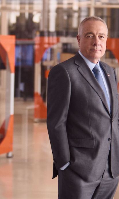 Pere Navarro a les instal·lacions del DFactory