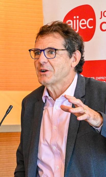 Joaquim Uriach durant el dinar AIJEC