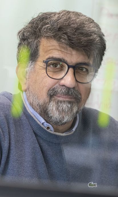 Genís Roca a les oficines d'Accent Obert © Marc Llibre