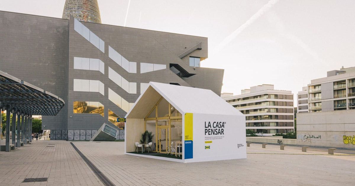Instl·lació durant la Barcelona Design Week. Instl·lació durant la Barcelona Design Week.