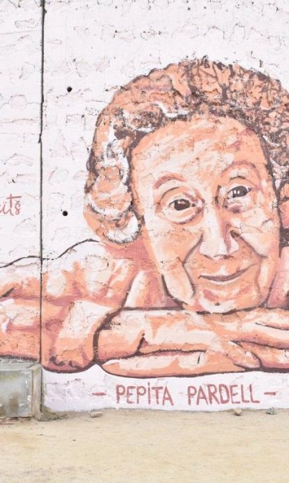 Mural homenaje a Pepita Pardell