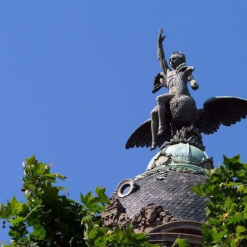 Escultura de l'au fènix
