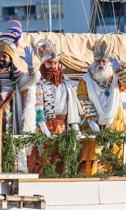 Com és tradició, Ses Majestats Melcior, Gaspar i Baltasar arribaran a Barcelona per mar