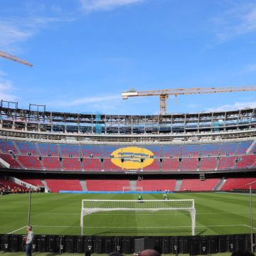El Camp Nou en obras por Gerard Escaich : ACN