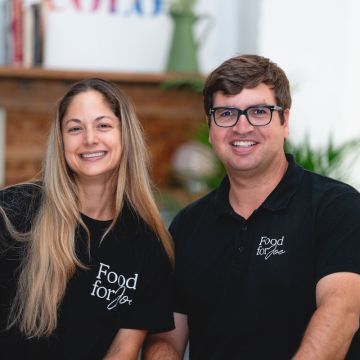 Albane Sabatier y Josep Casas, socios fundadores de Food for Joe