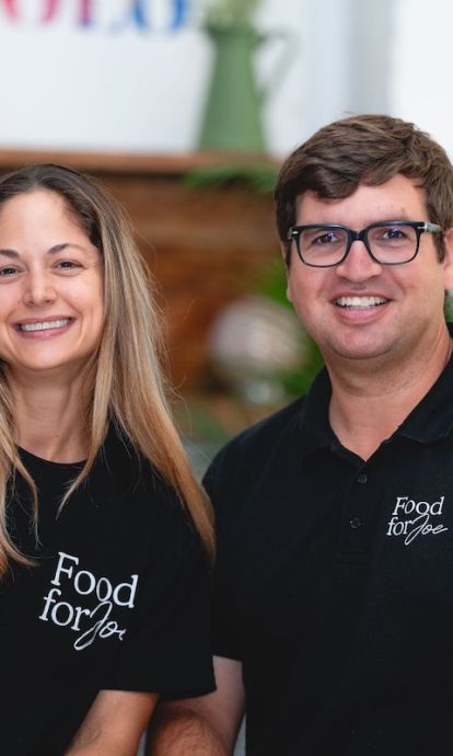 Albane Sabatier y Josep Casas, socios fundadores de Food for Joe