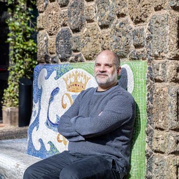 Galdric Santana, comissari de l'Any Gaudí. © Àngel Bravo
