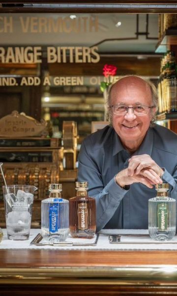 Javier de las Muelas, al Dry Martini de Barcelona, amb la nova gamma Speakeasy Spirits