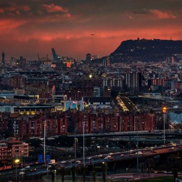 Vista panoràmica Barcelona capvespre. © Laura Guerrero
