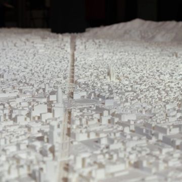 Detall de la maqueta de Barcelona còpia