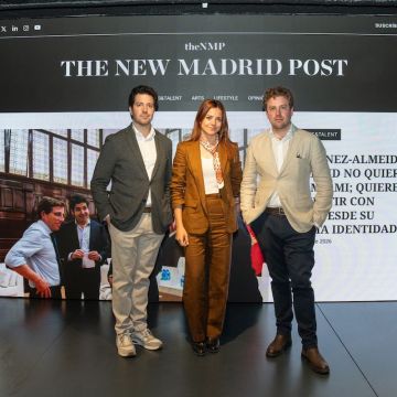 Impulsors del The New Madrid Post i Elena Busquets