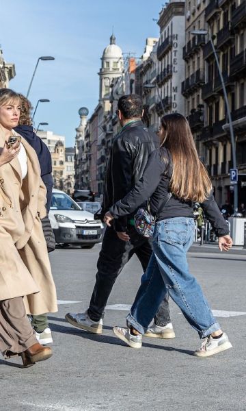 Turistas en Barcelona por Àngel Bravo