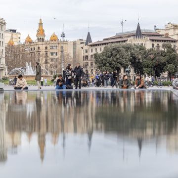 Plaça Catalunya per Àngel Bravo