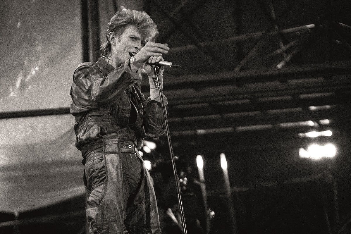 David Bowie en un concert a Barcelona