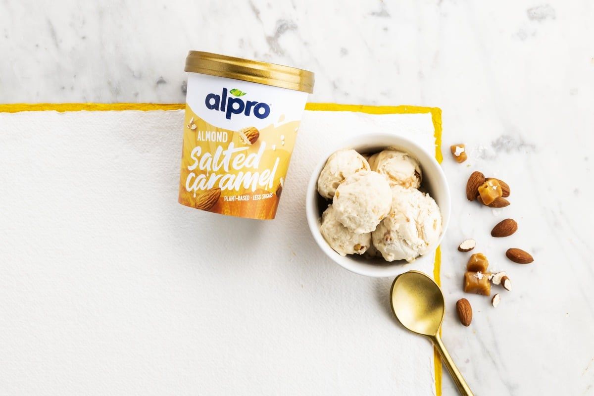 Alpro gelats vegetals.