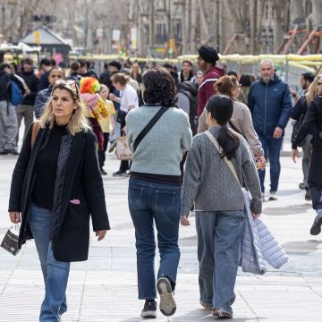 La Rambla en obres per Àngel Bravo