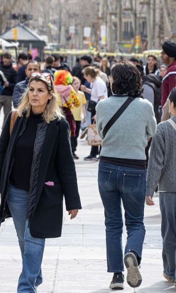 La Rambla en obres per Àngel Bravo