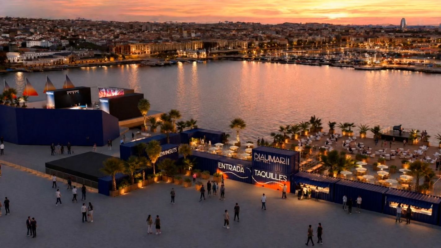 Imagen virtual del Blaumari Music Port Vell