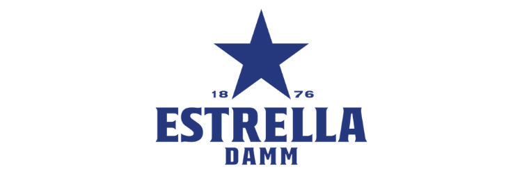 Logo Estrella Damm blau